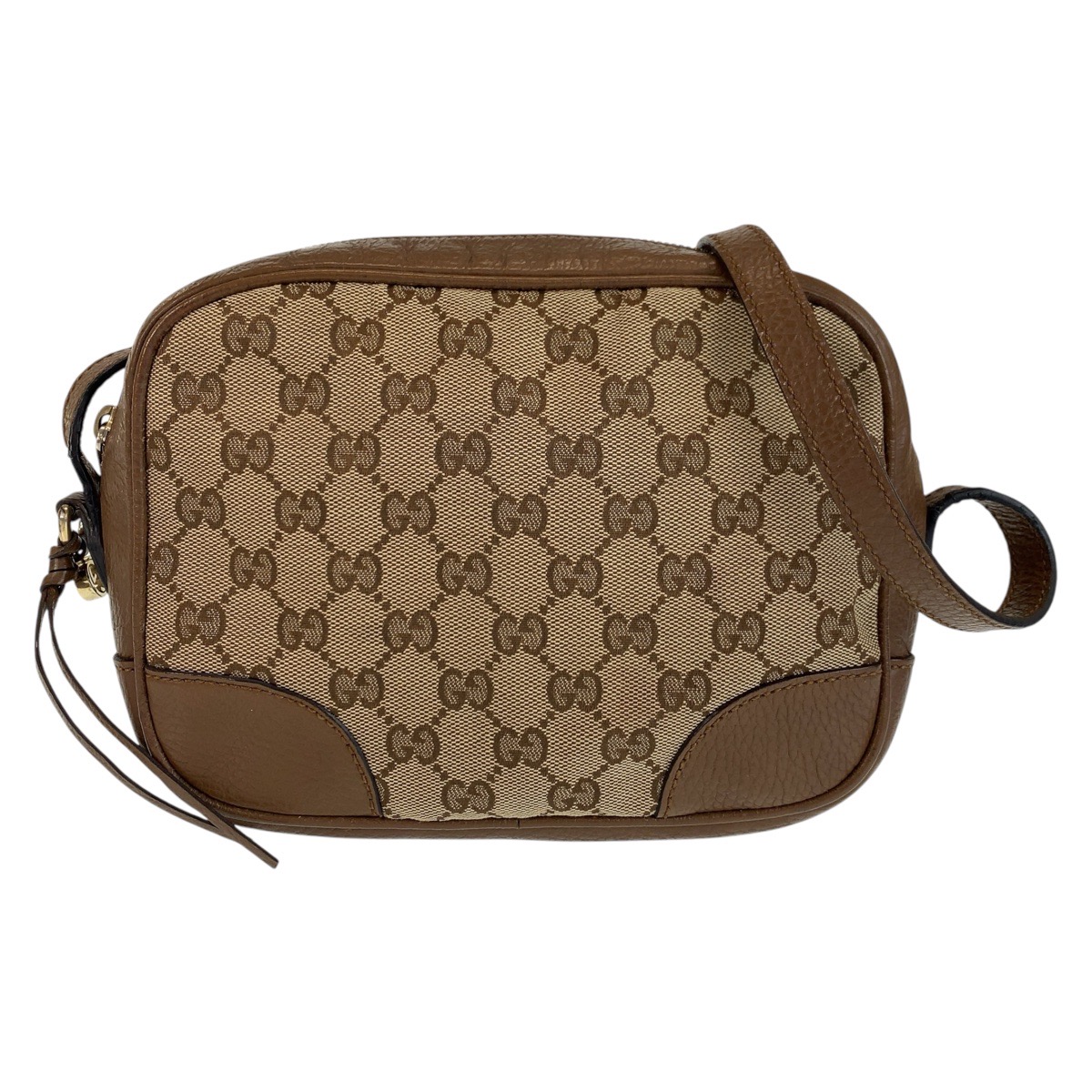 楽天市場】GUCCI グッチ ベージュ ブラウン ゴールド金具 GGキャンバス