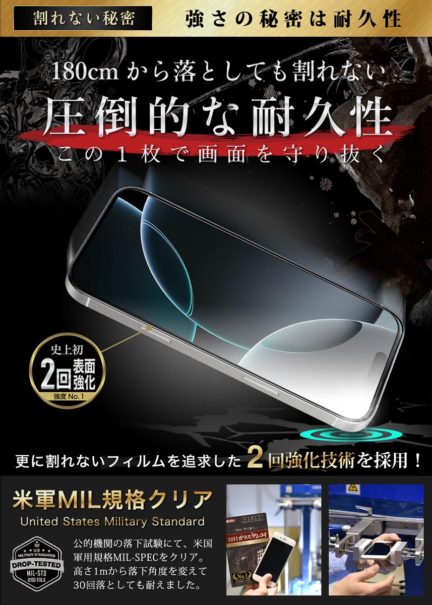 楽天市場】iPhone16 Pro Max 全面保護 ガラスフィルム 保護フィルム