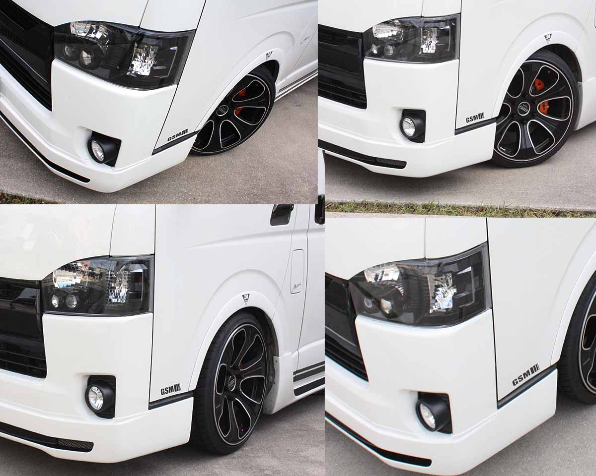 楽天市場】ハイエース 200系 4型〜8型 LEDヘッドライト 左右セット 日