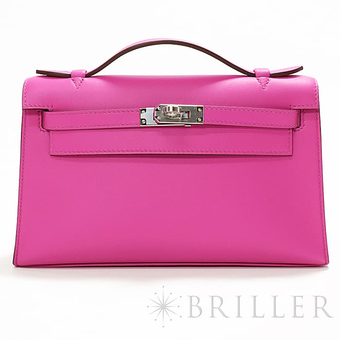 楽天市場】エルメス ポシェットケリー スイフト マグノリア シルバー