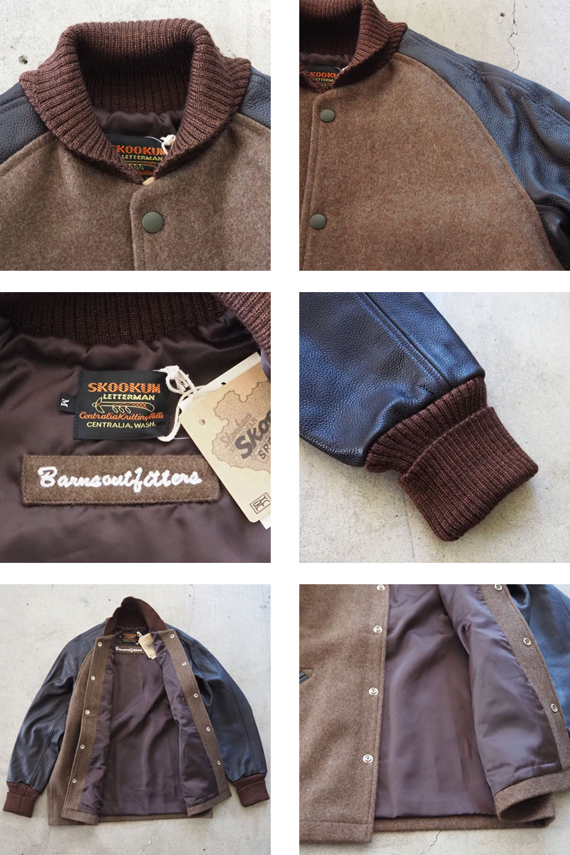 楽天市場】バーンズ × スクーカム スタジャン コラボ BARNS OUTFITTERS