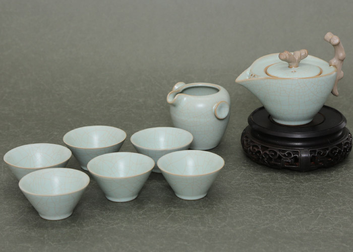 楽天市場】【逸品茶器】汝窯青磁 茶器セット茶壺 茶会 茶杯 茶器