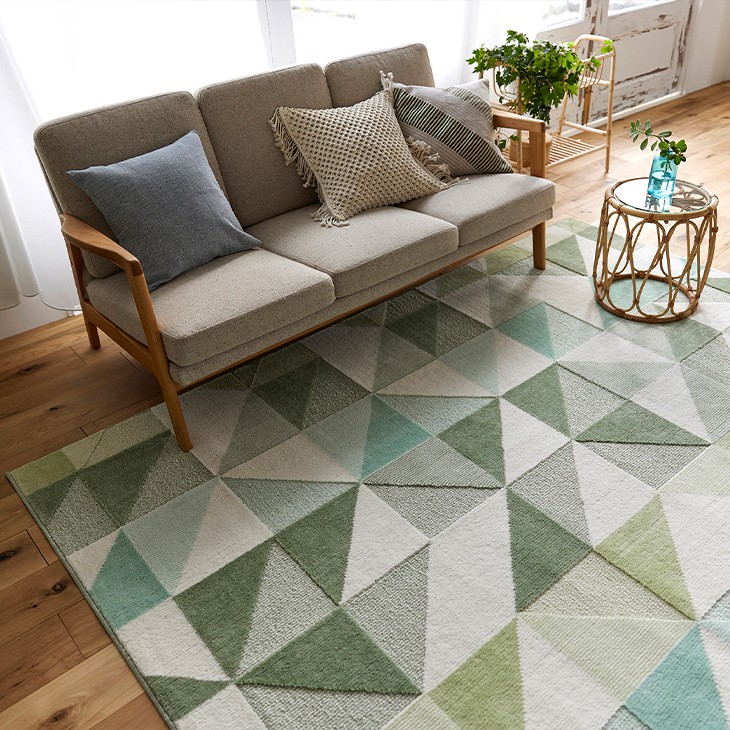 楽天市場】[P5倍 2/25 23:59迄] ラグ シーン 130×190cm 22AW◇防ダニ