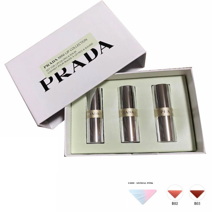 楽天市場】PRADA プラダ ミニリップ コレクション ブルー バーム