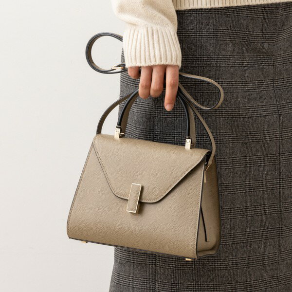 楽天市場】Valextra ヴァレクストラ ハンドバッグ ISIDE MINI イジィデ