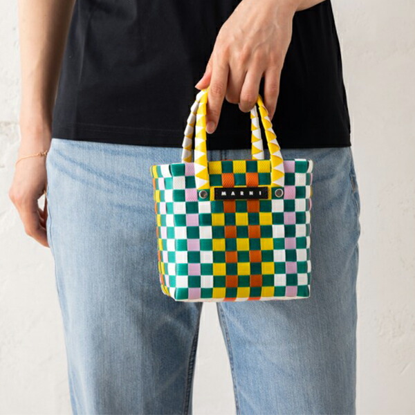 楽天市場】MARNI マルニキッズ ハンドバッグ かごバッグ バスケット