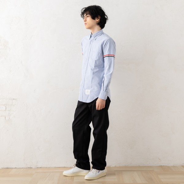 楽天市場】トムブラウン シャツ ブラウス ブルー メンズ THOM BROWNE