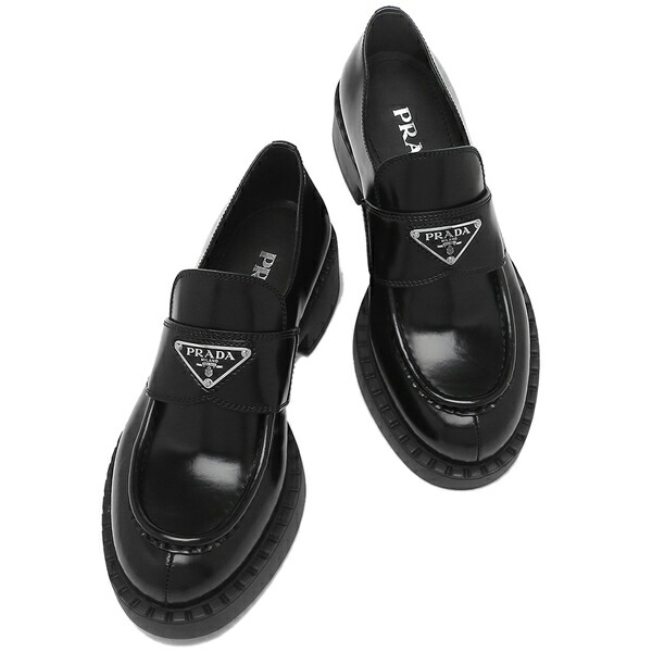 楽天市場】プラダ 靴 ローファー チョコレート シューズ ブラッシュド