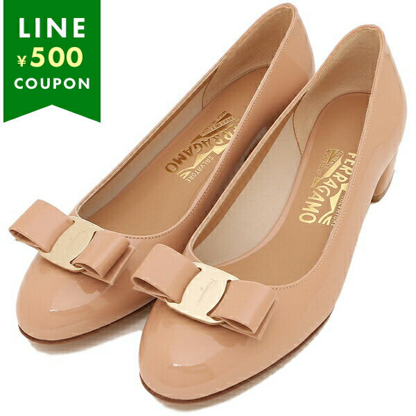 楽天市場】フェラガモ パンプス ヴァラ ベージュ レディース Salvatore