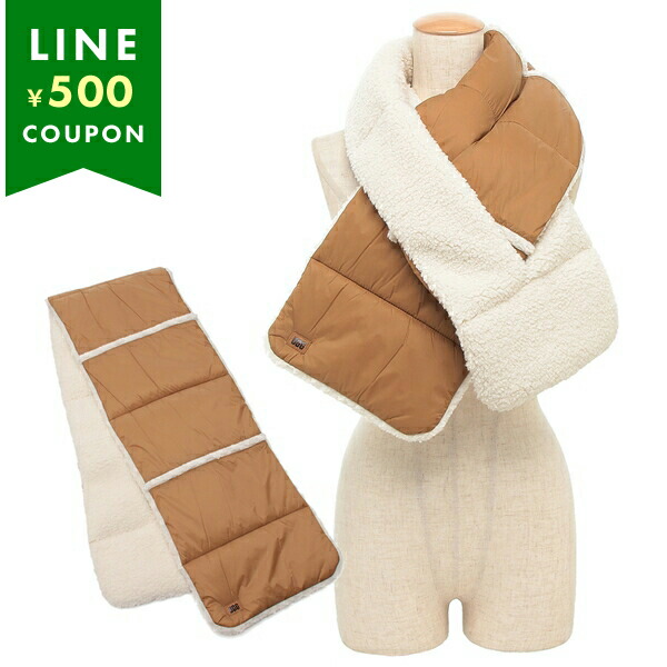 楽天市場】アグ マフラー フラフ リバーシブル スカーフ ベージュ