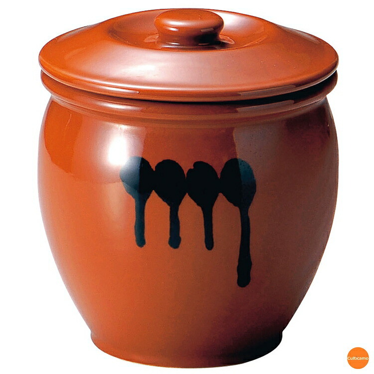 楽天市場】陶器 蓋付 半胴かめ 4号 7.2L DHV-18［関連：業務用 料理