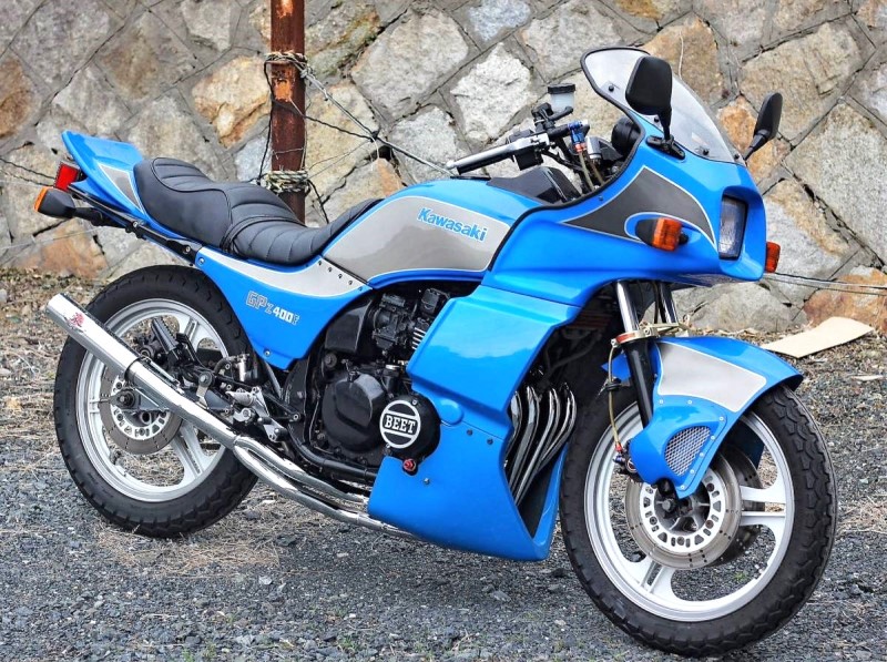 楽天市場】GPZ400F 豪 ガニマタ マフラーメッキ アウター