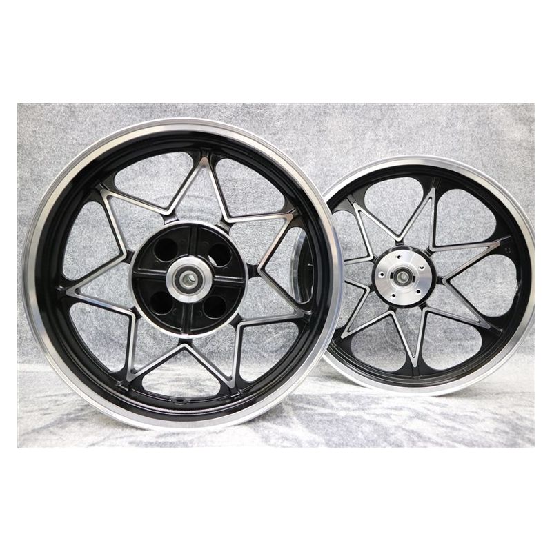 kawasaki ゼファー400 χ 04年式純正ホイール フロント リアセット 中古