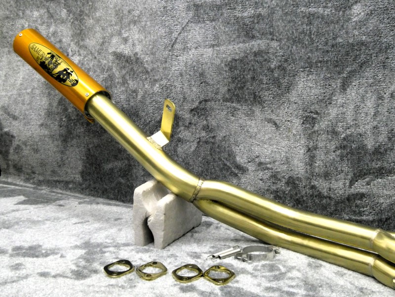 楽天市場】ゼファー400 【侍】真鍮 タイプ2 マフラー / ゼファーΧ