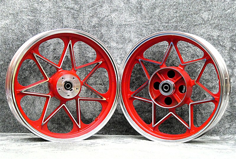 楽天市場】【利益還元】ゼファーΧ キャストホイール レッドセブン /赤