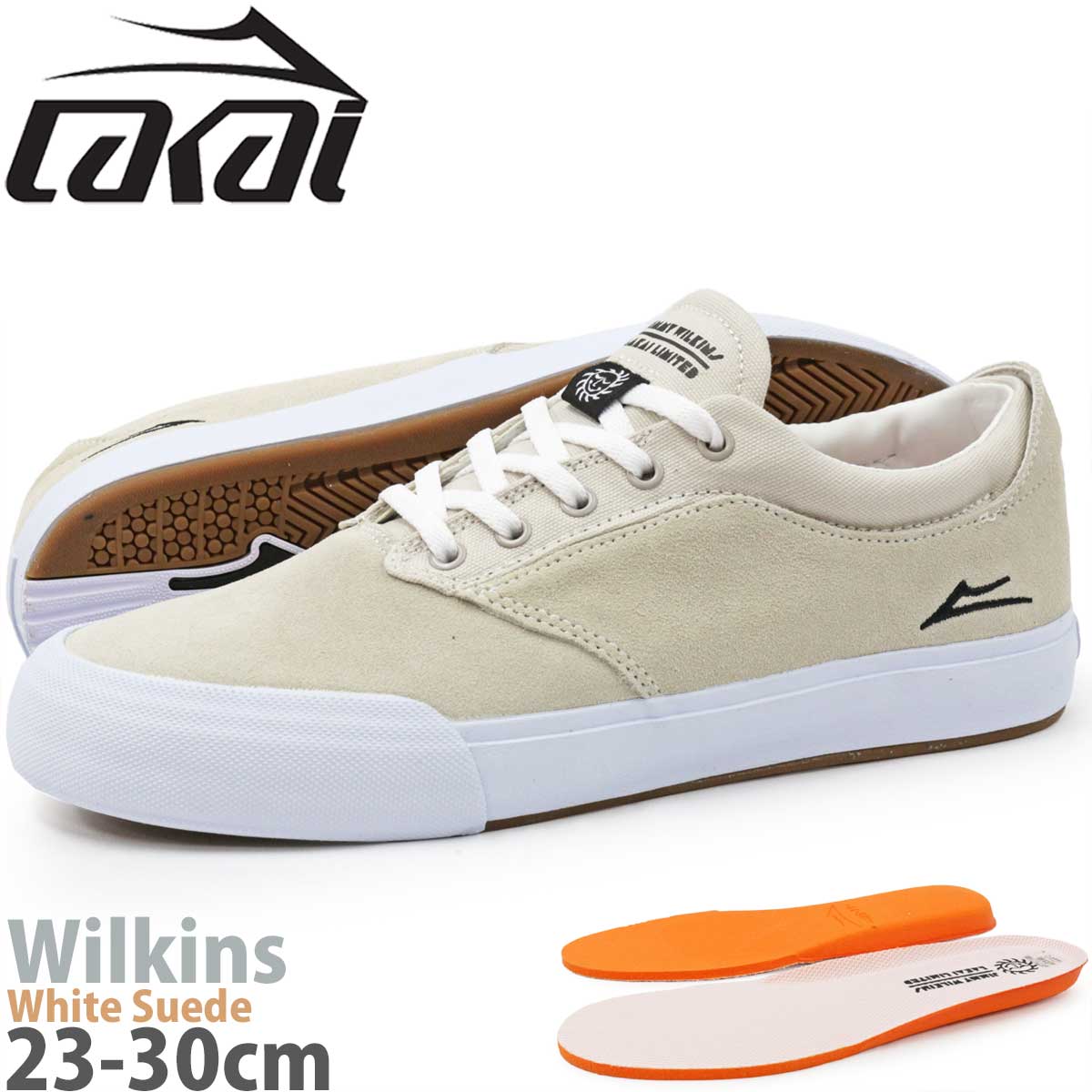 楽天市場】ラカイ ウィルキンス 23-30cm スケボー シューズ Lakai Pro