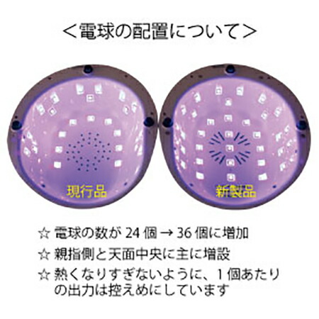 楽天市場】sacra コードレスライト UV／LED2 : Cutie Nail