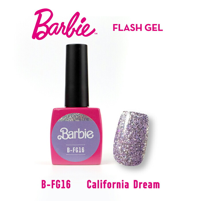 楽天市場】Barbie バービー クリスタルフラッシュジェル 6色セット No