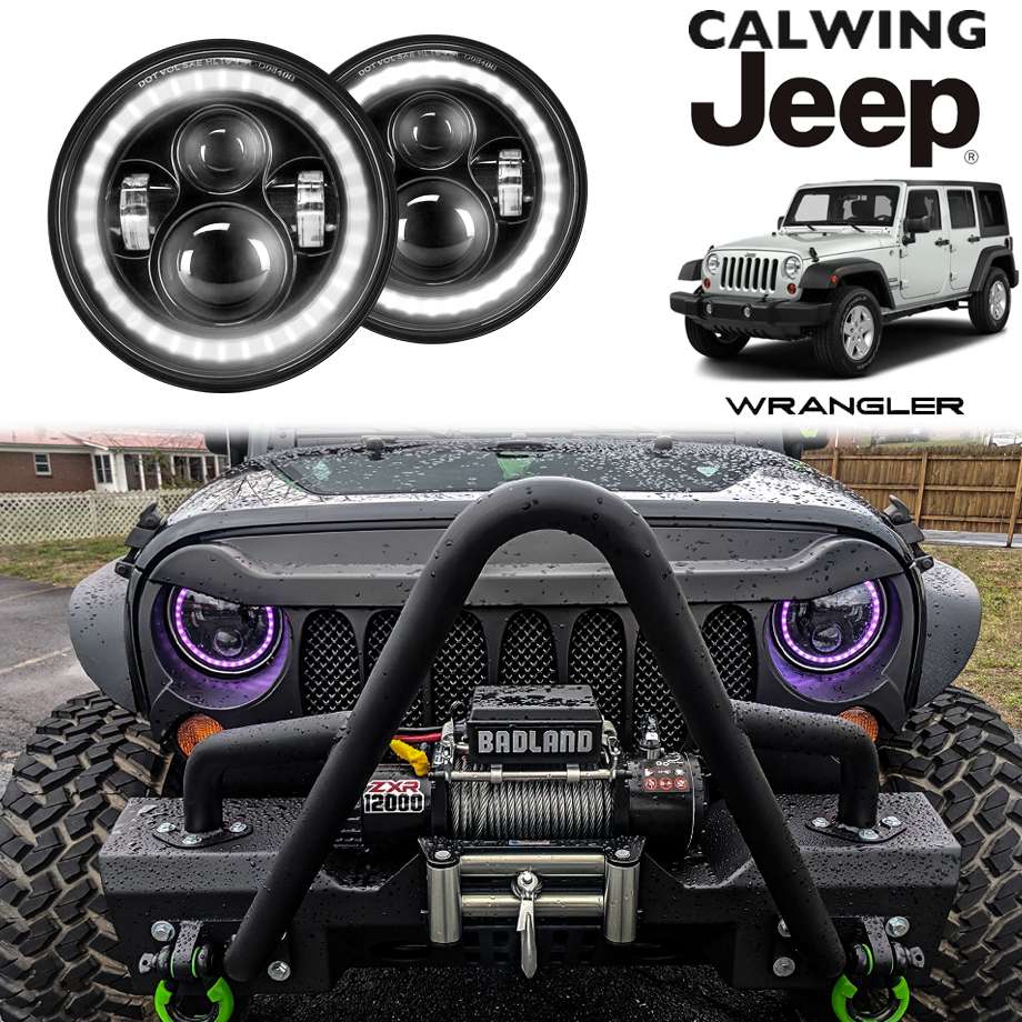 楽天市場】ジープ ラングラー JK/TJ/CJ | LEDプロジェクターヘッド