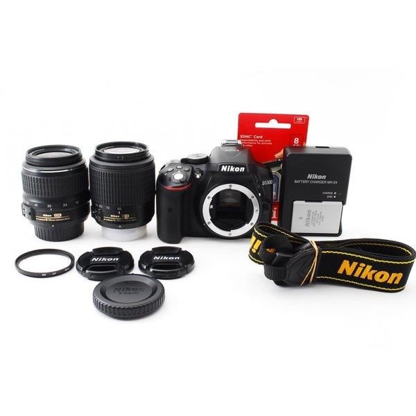 楽天市場】【中古】 ニコン Nikon D5300 ダブルズームセット ブラック