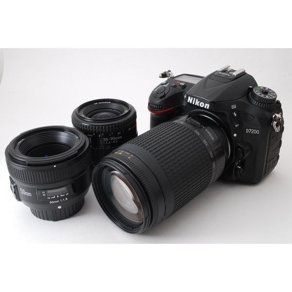 楽天市場】【中古】ニコン Nikon D7200 単焦点&標準&超望遠トリプル