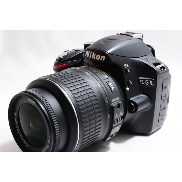 楽天市場】【中古】ニコン Nikon D3200 レンズキット ブラック 美品