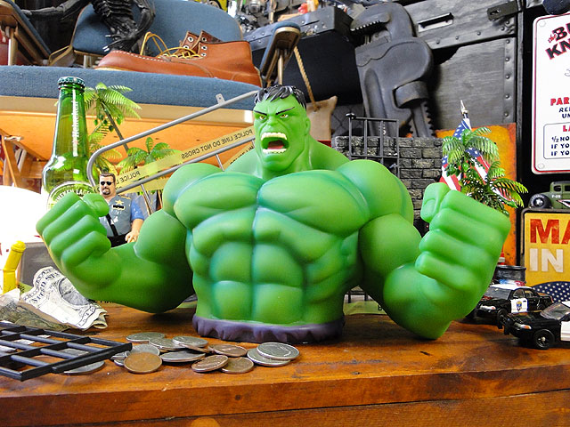 楽天市場】マーベル ハルク バストコインバンク アメリカン雑貨