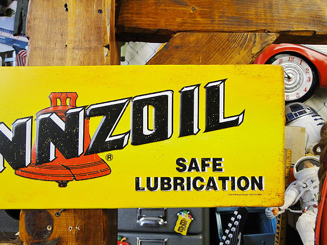 楽天市場】ペンズオイル エンボスティンサイン （レクタングル） 看板