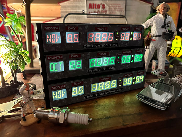 楽天市場】映画 バック・トゥ・ザ・フューチャー デロリアンのタイム