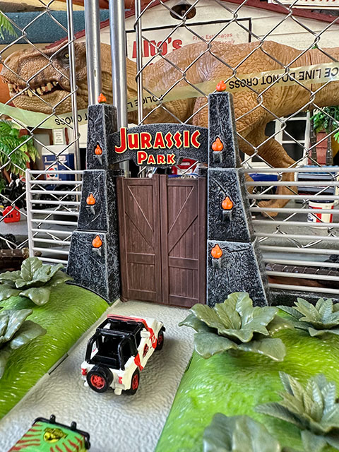 楽天市場】Jada 映画 ジュラシックパーク パークゲート ジオラマ