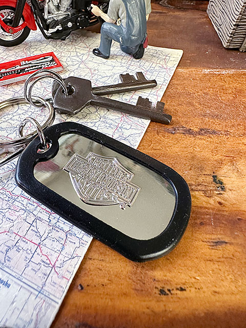 楽天市場】ハーレーダビッドソン キーホルダー （ドッグタグ