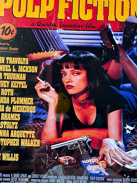 楽天市場】映画 パルプフィクション フレームアート （劇場ポスター