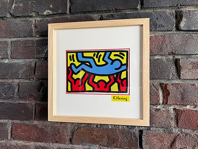 楽天市場】キース・ヘリング アートフレーム Sサイズ （Untitled