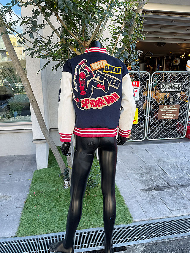 楽天市場】スパイダーマン スタジャン Lサイズのみの展開 ユニセックス