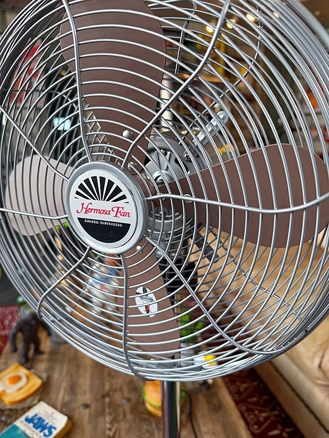 楽天市場】扇風機 ハモサ レトロファン フロア （シルバー） HERMOSA