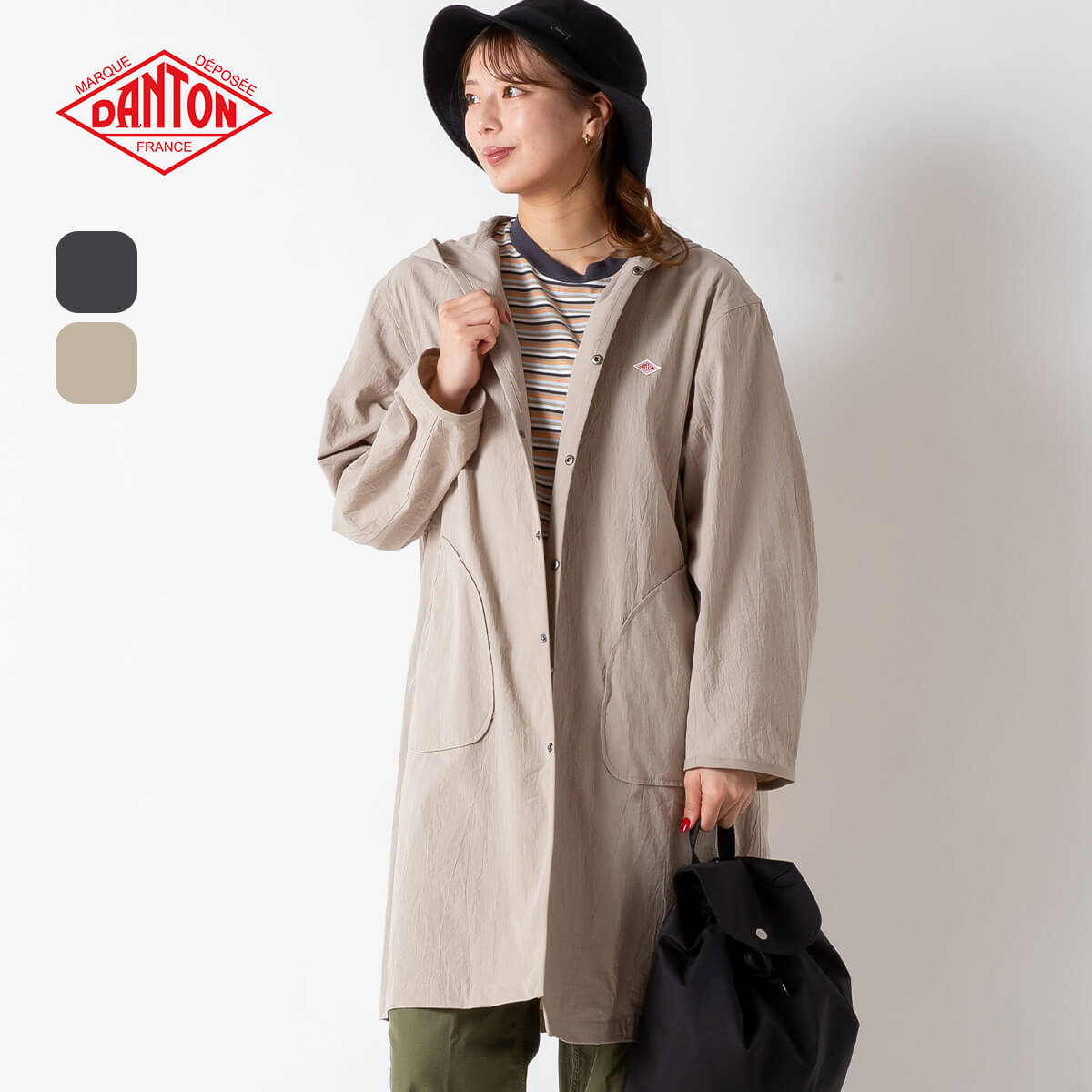 楽天市場】【正規取扱店】 ダントン フーデッドコート DANTON HOODED