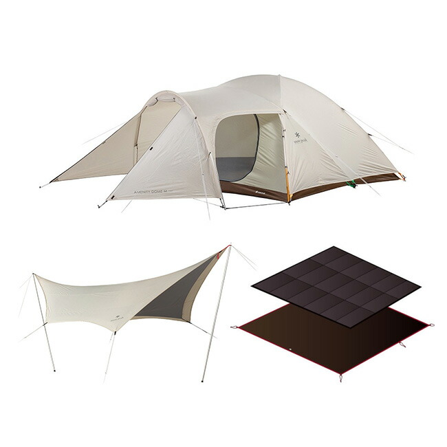 楽天市場】スノーピーク アメニティドームMアイボリータープパック