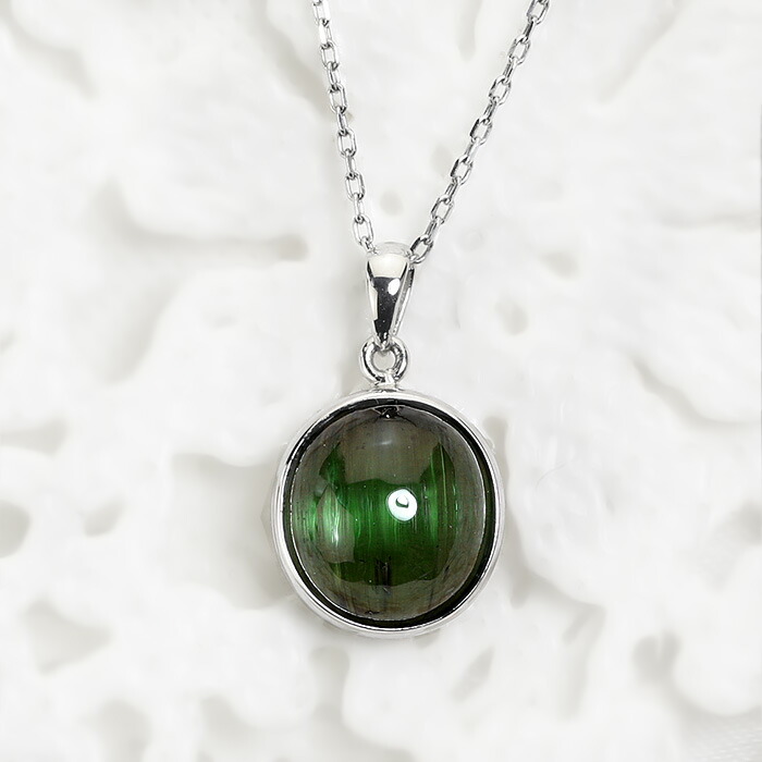 楽天市場】Ptトルマリンキャッツアイプラチナペンダントトップ(3.72ct