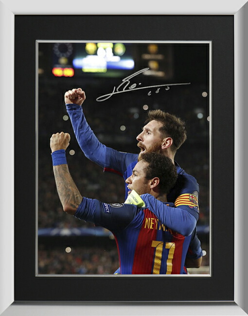 楽天市場】リオネル・メッシ 直筆サインフォト FC バルセロナ セレブ