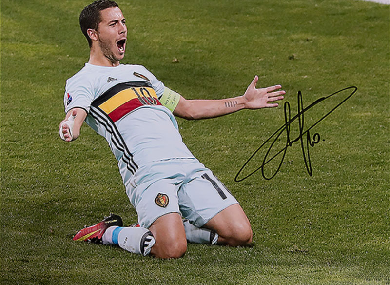 楽天市場】エデン・アザール ベルギー代表 UEFA EURO 2016 ゴール vs