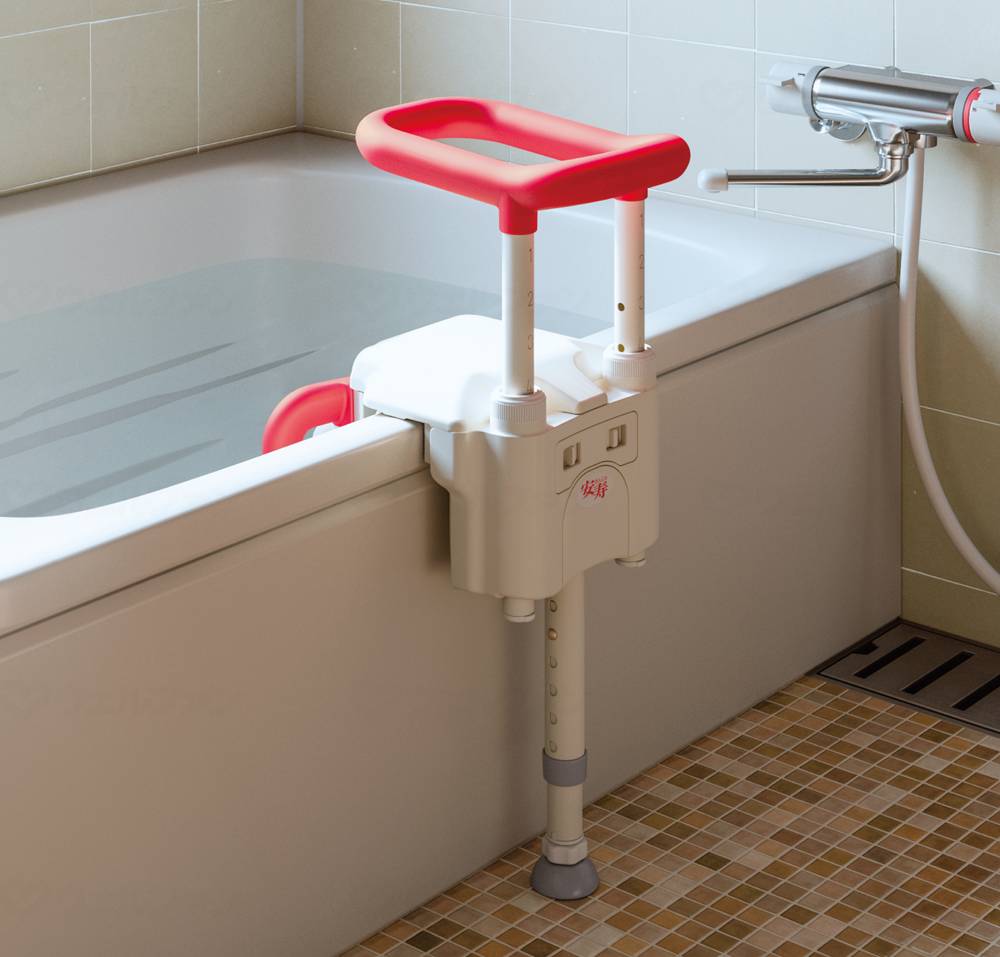 楽天市場】安寿 ユニットバス対応浴槽手すりUST-130UBショート 浴槽