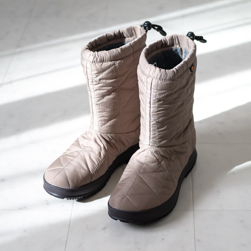 楽天市場】BOGS [ボグス]キルティングウォータープルーフハーフスノー