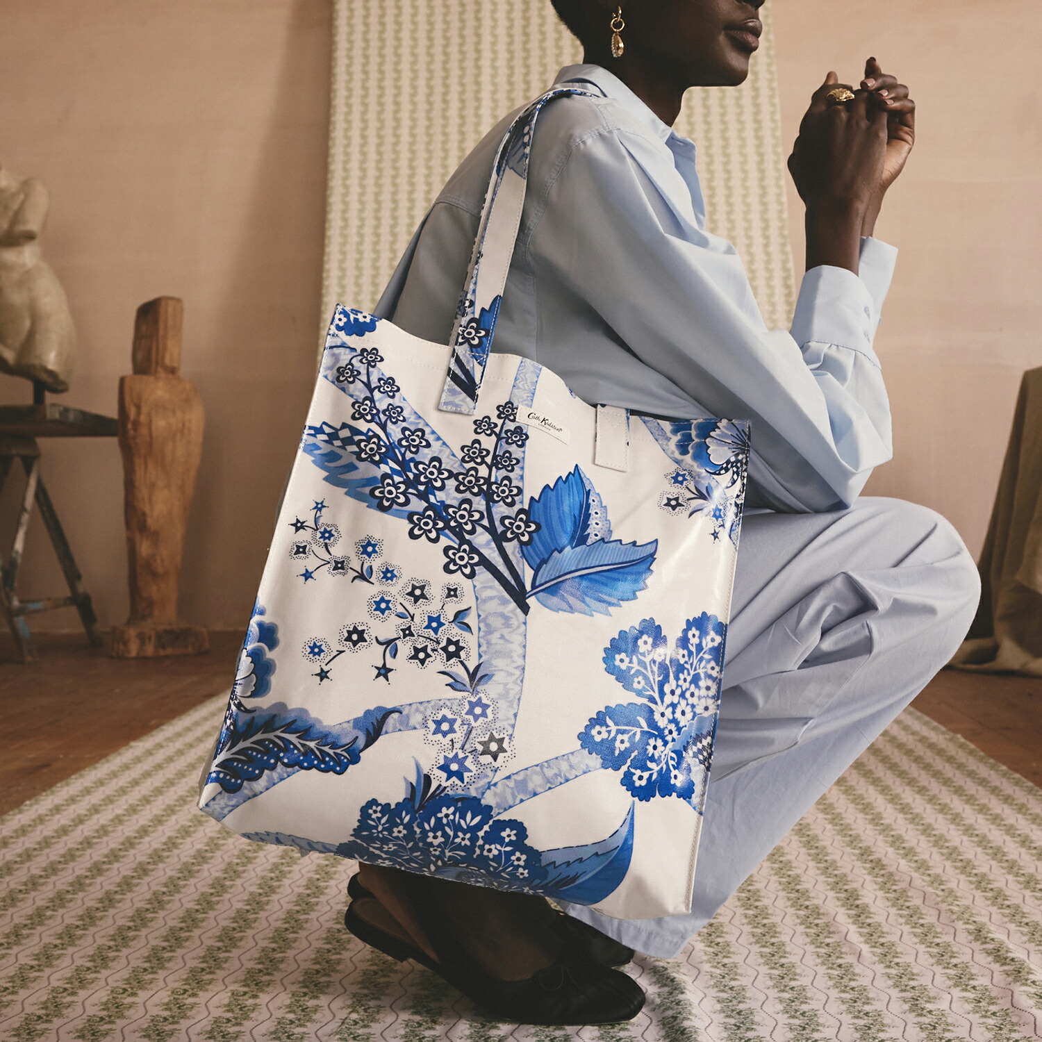 楽天市場】キャス キッドソン 公式 ラージ ブックバッグ 19柄 11月新柄