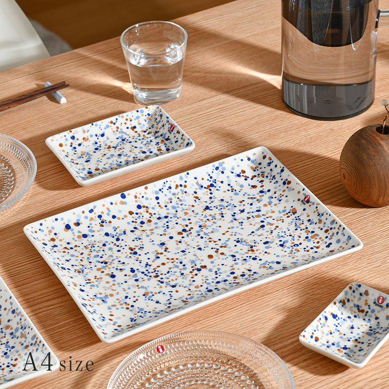 楽天市場】イッタラ A4 プレート オイバ トイッカ ヘレ ブルーブラウン