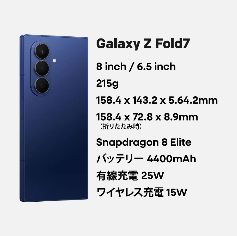 楽天市場】Samsung Galaxy Z Fold7 《香港版》(model: SM-F9660