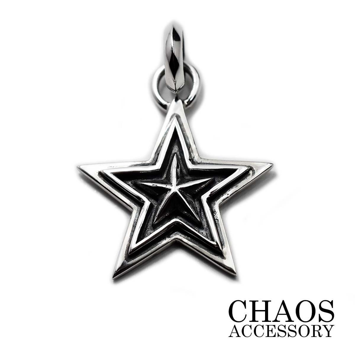 楽天市場】シルバーアクセサリー メンズ シルバー925 星型 スター