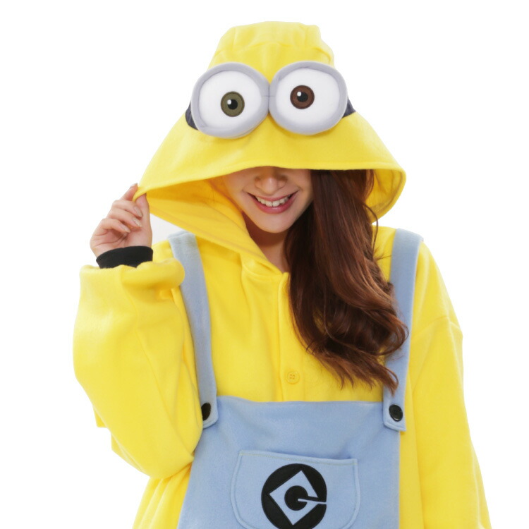 楽天市場】着ぐるみ パジャマ 大人用 フリース ミニオン ボブ szc314