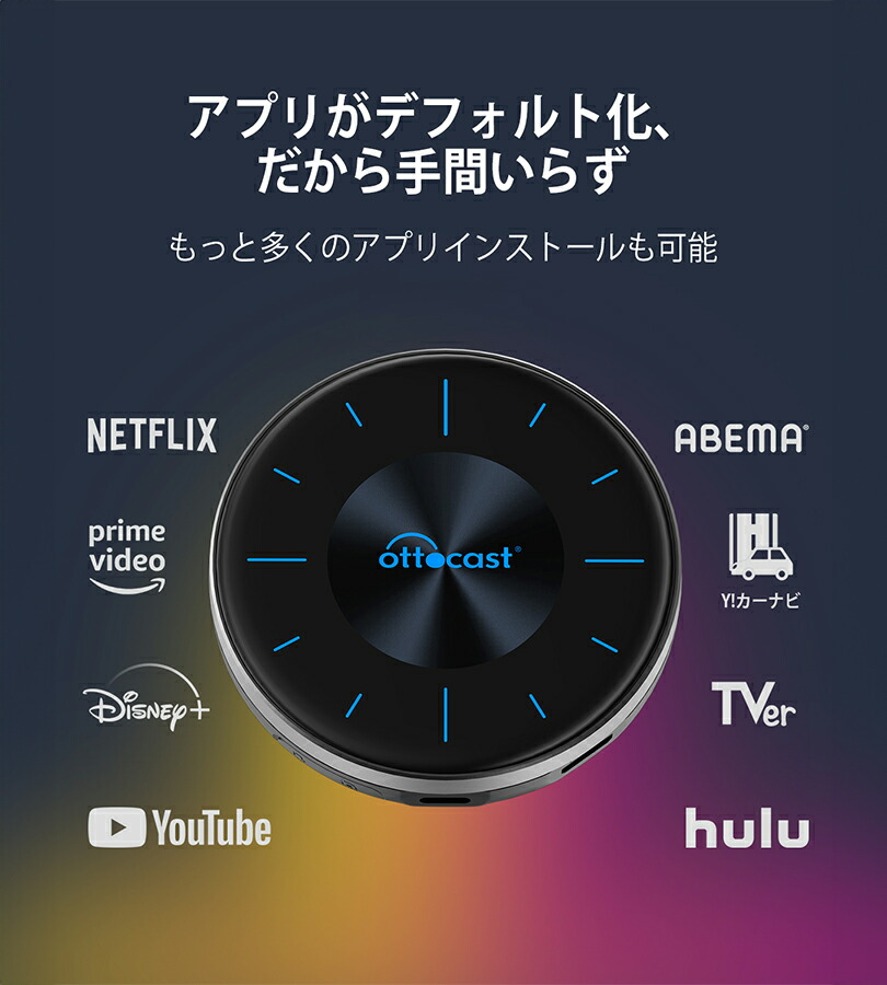 楽天市場】OTTO AI BOX P3 専用リモコン付き HDMIケーブル Ottocast