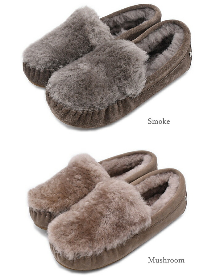 楽天市場】【20％OFF】EMU Australia エミュ エミュー モカシン シープ