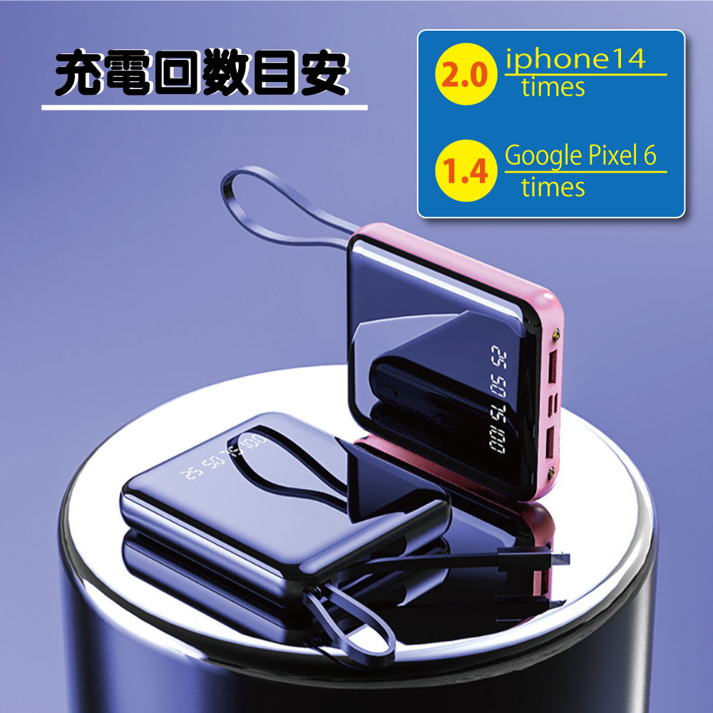 楽天市場】モバイルバッテリー 10000mAh 大容量 充電器 iphone17 小型